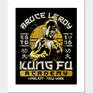 Vintage Bruce Leroy Kung Fu Academy Posters and Art